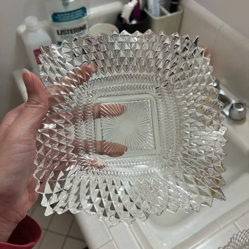 Elegant Clear Glass Trays
